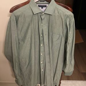 Tommy Hilfiger Green Button Down Shirt